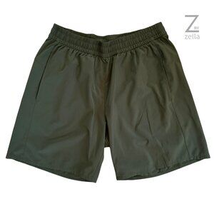 Z by Zella Men's Khaki Green Athletic Shorts Size M